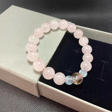 Rose Quartz & Aquamarine NFC Energy Bracelet