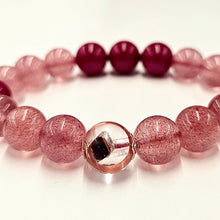 Cinnabar Strawberry Quartz NFC Bracelet
