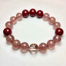 Cinnabar Strawberry Quartz NFC Bracelet