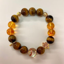 Tiger Eye & Citrine Luck Fortune Bracelet