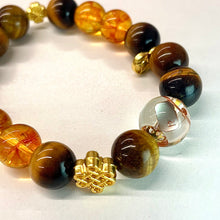 Tiger Eye & Citrine Luck Fortune Bracelet