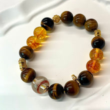 Tiger Eye & Citrine Luck Fortune Bracelet